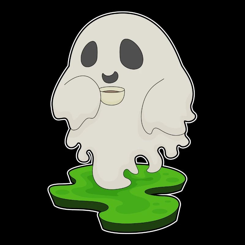 Ghost Halloween Coffee