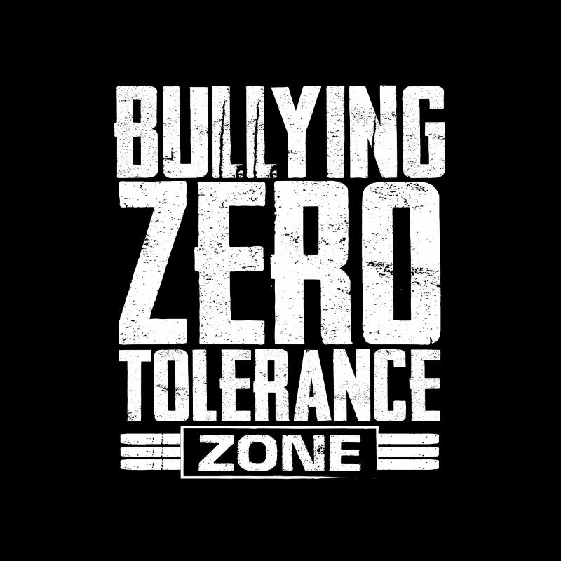 Cadeau anti-intimidation Zone de tolérance zéro Pas d’intimidateurs