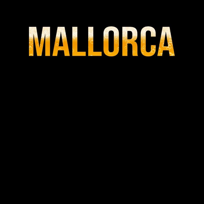 Mallorca Bier Schriftzug