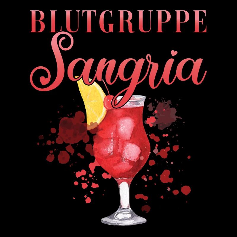 Cocktail Bartender Blood Type Sangria