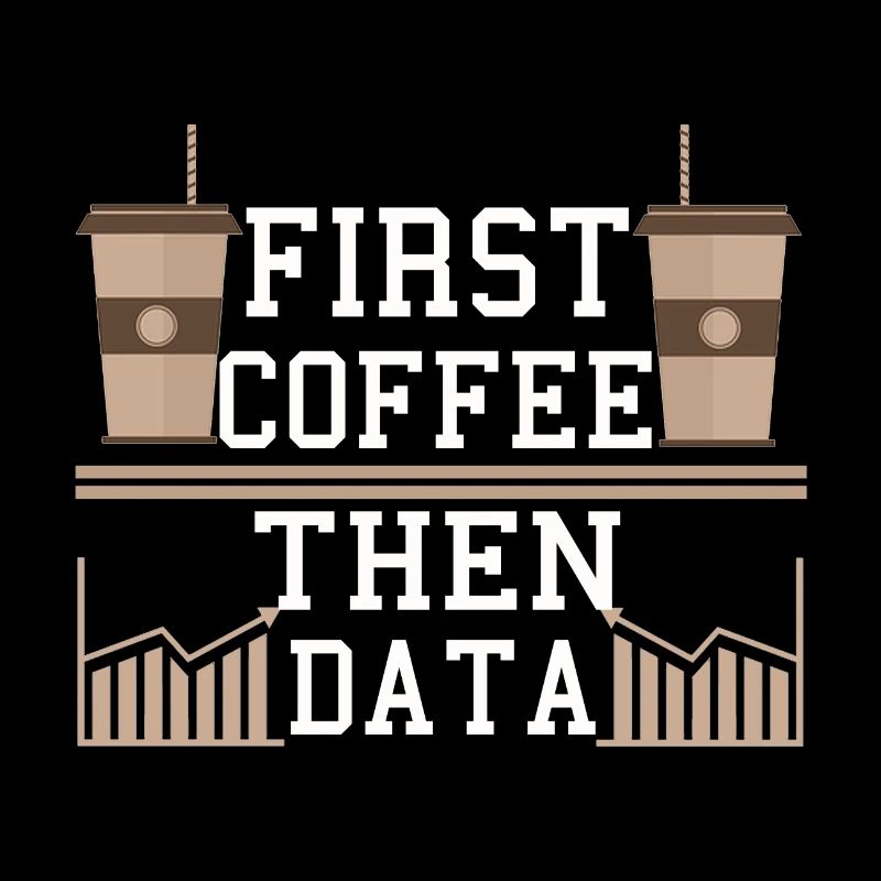 Programmeur Cadeau Frist Café puis Ordinateur de Données