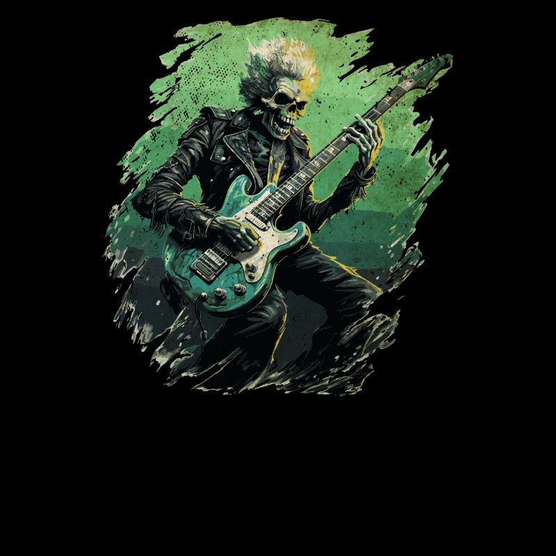 Guitarist tshirt electric guitar strings