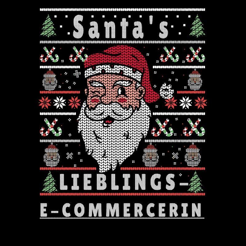 Ugly Christmas Santa's Favorite E-Commercer
