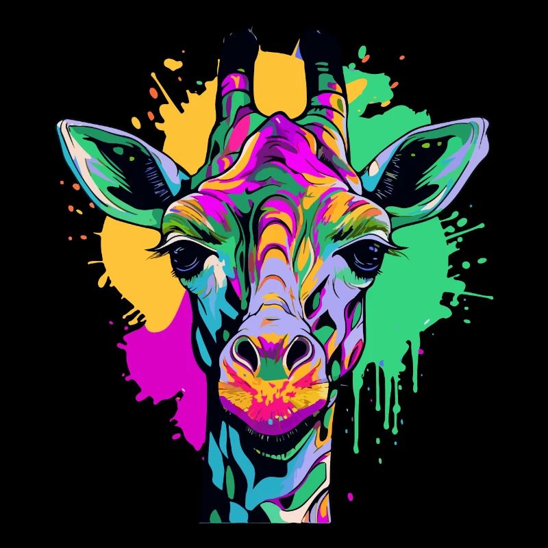Colorful Giraffe