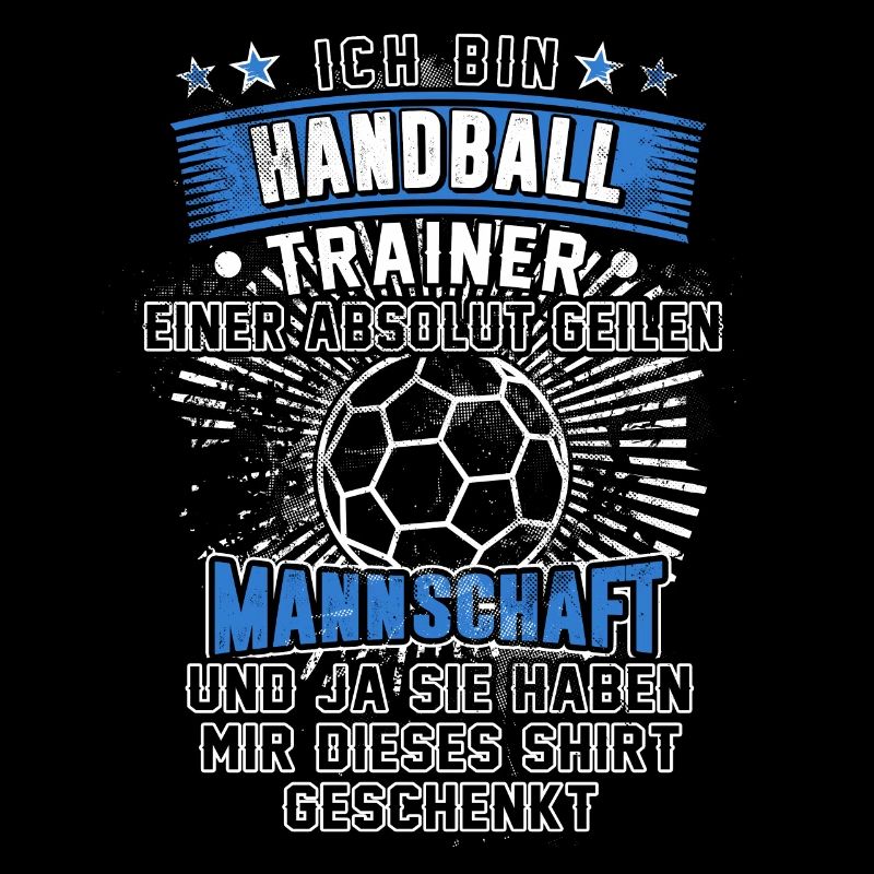 Handball Trainer Mannschaft Hanballer Geschenk