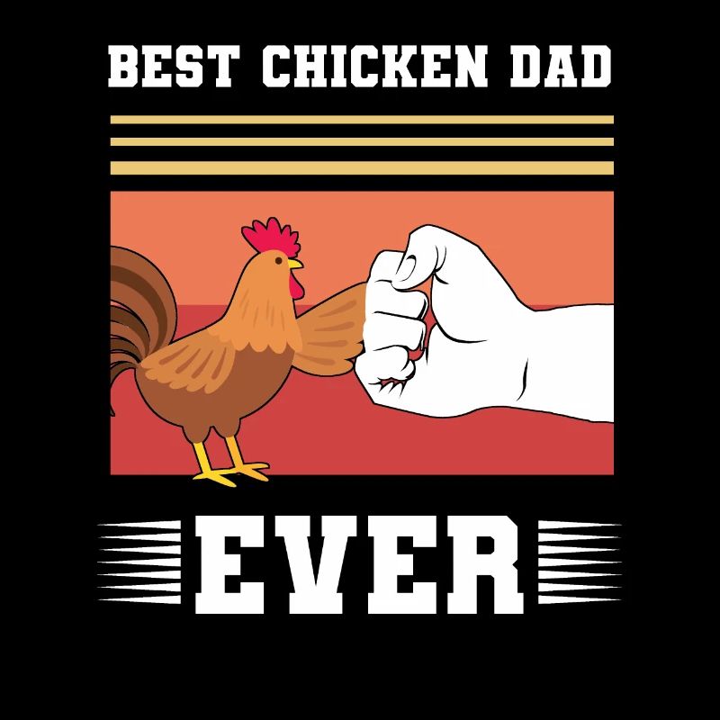 Hühner Papa Huhn Chicken Dad Geschenk