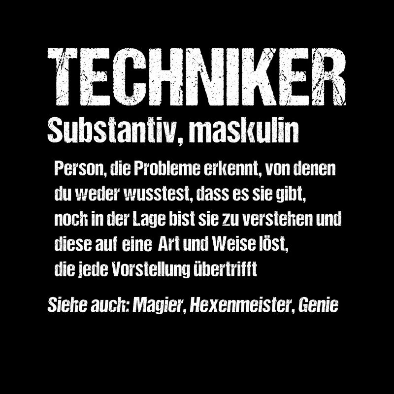 Techniker Ingenieur Fachmann Technik Geschenk