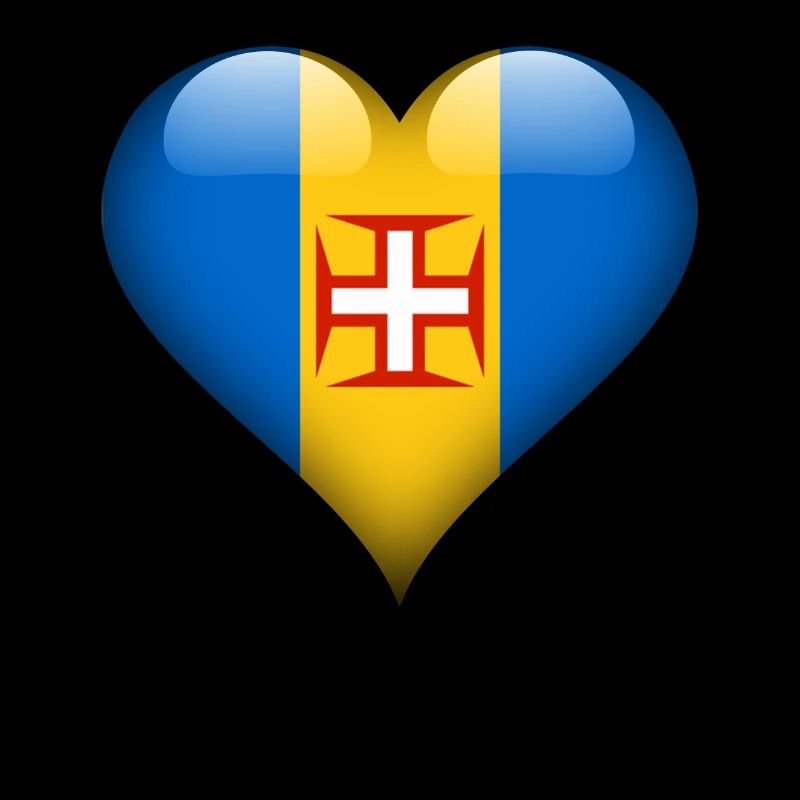 Drapeau coeur madere