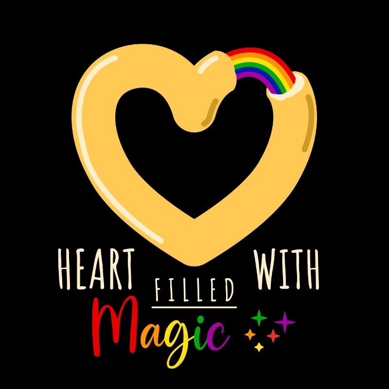 Herz Donut - Heart filled with magic