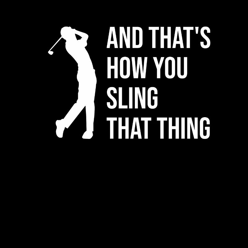 Lustiger Golf Spruch - Comment vous éliminez cette chose