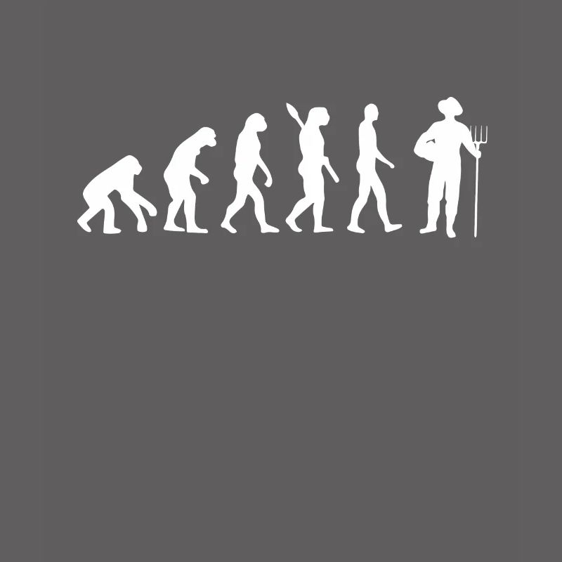 Landwirt / Bauer - Evolution des Menschen, Darwin