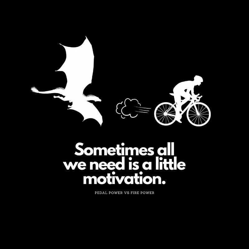 Extra Motivation for Cyclists Dragon