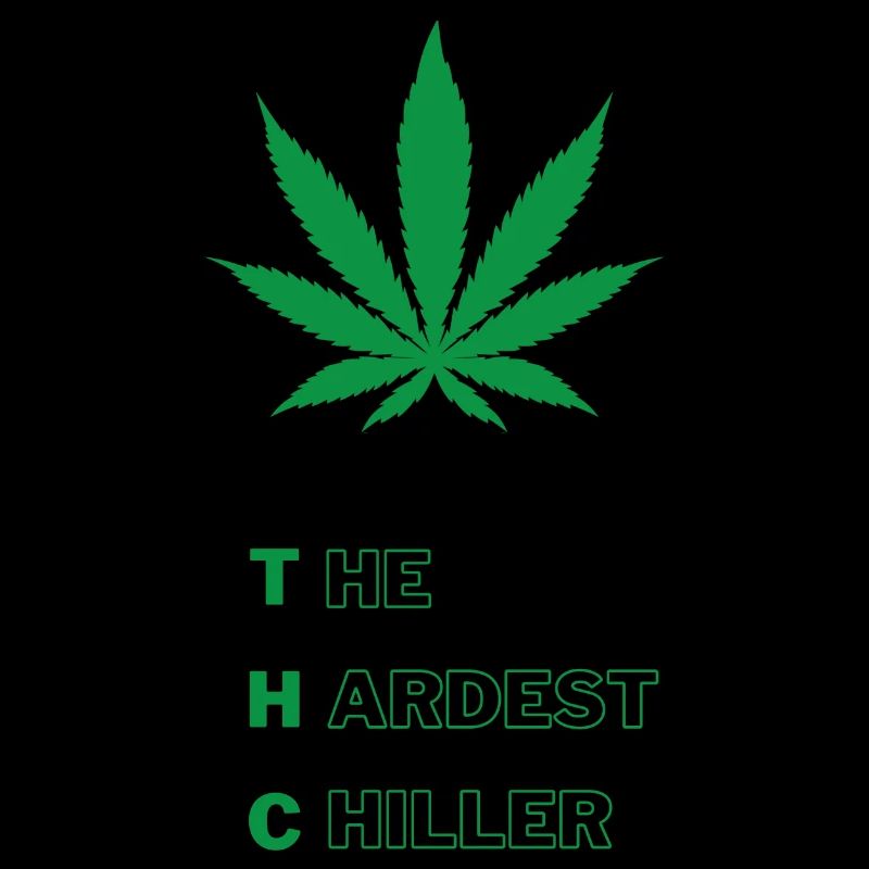 THC Design Cannabisblatt Weed Hanf 420 Marihuana