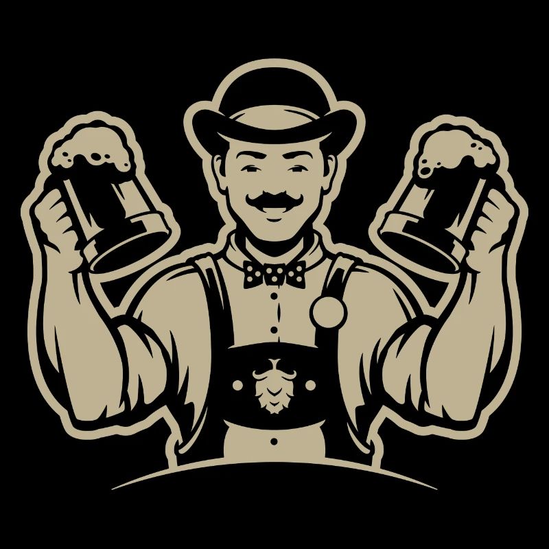 Bayer Bier Junge Bua Kellner