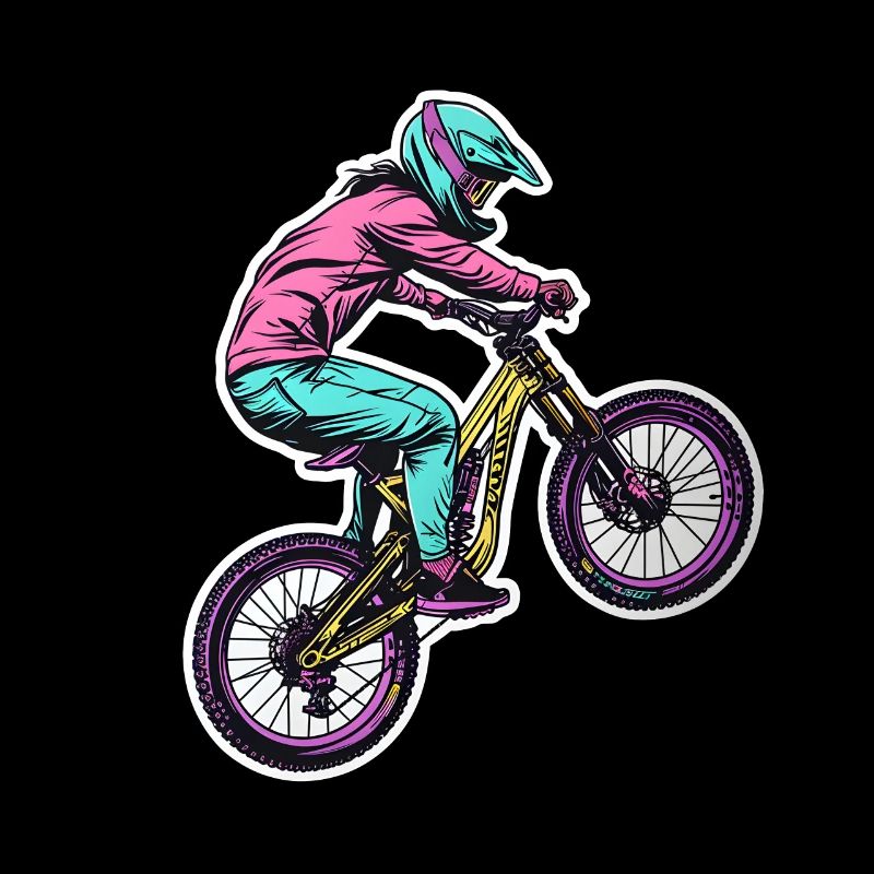 Mountain biker