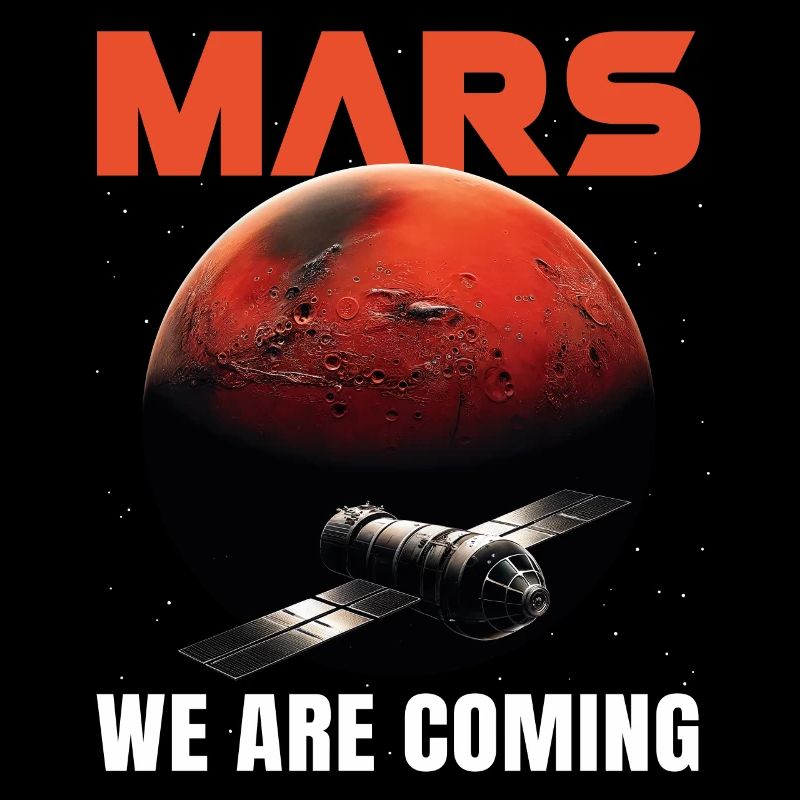 Mars Mission Planète rouge Vaisseau spatial spatial