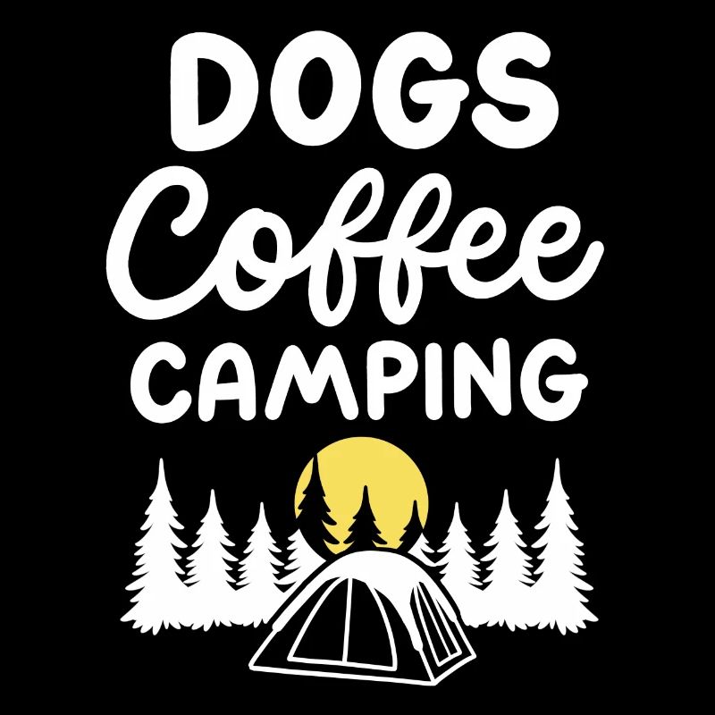 Hunde Kaffee Camping