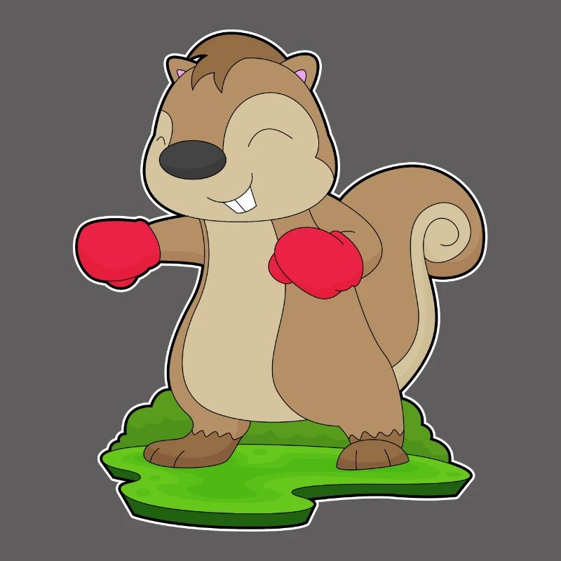 Squirrel Boxer Gants de boxe Boxe