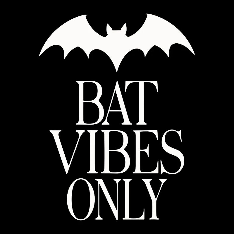 Fledermaus-Vibes Only – Goth-Statement