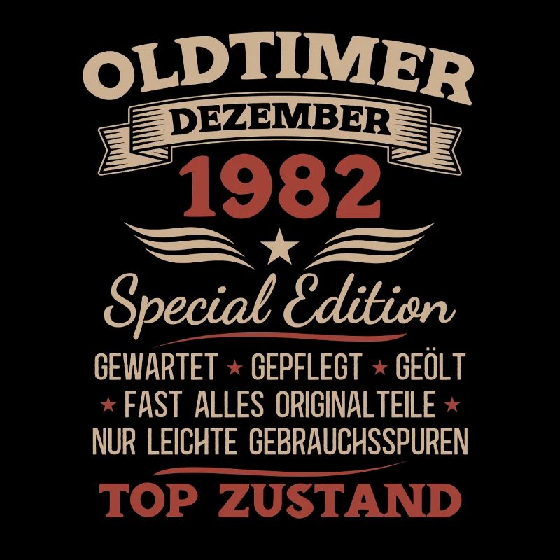 43. Geburtstag Geschenk Oldtimer Dezember 1982