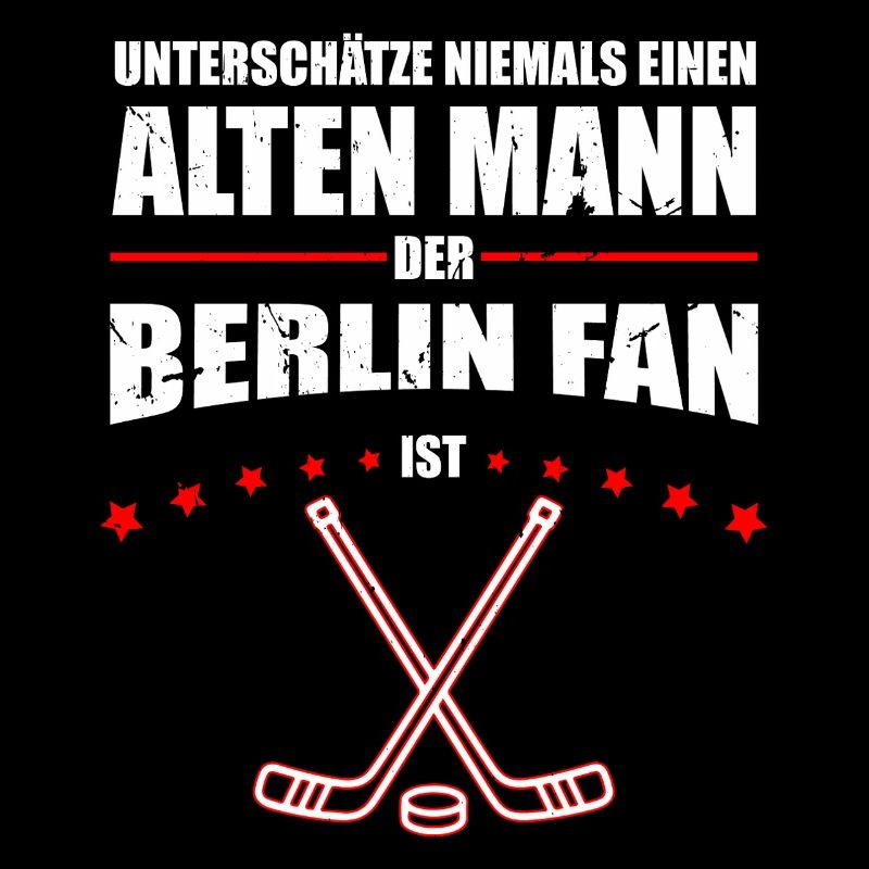 Alter Mann - Berlin Eishockey Fan | Retro