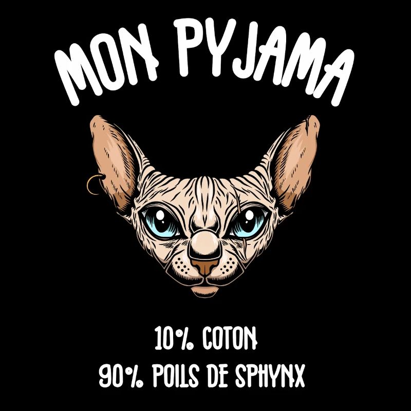 Pyjama Chat Sphynx Humour