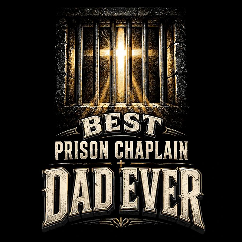 Chaplain Cleric Pastor Best Prison Chaplain Dad