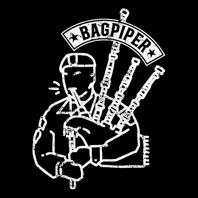 Bagpipe Music - Joueur de cornemuse à cornemuse