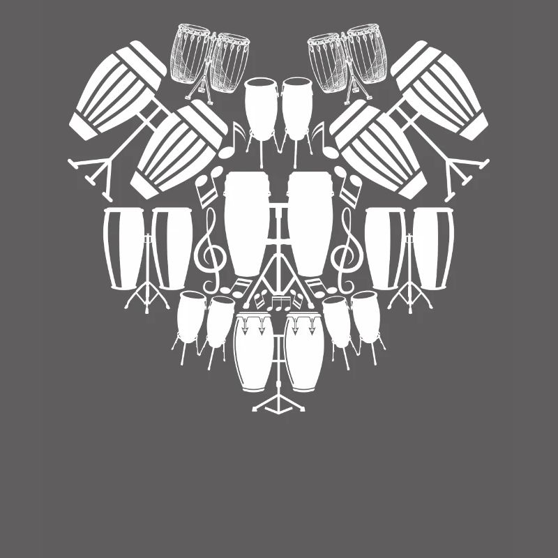 Conga Heart Conga Player Conga Drums Instruments