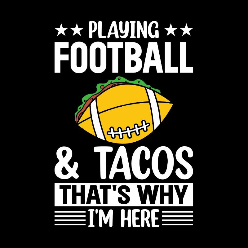 Playing Football & Tacos that's why i'm here - Foo