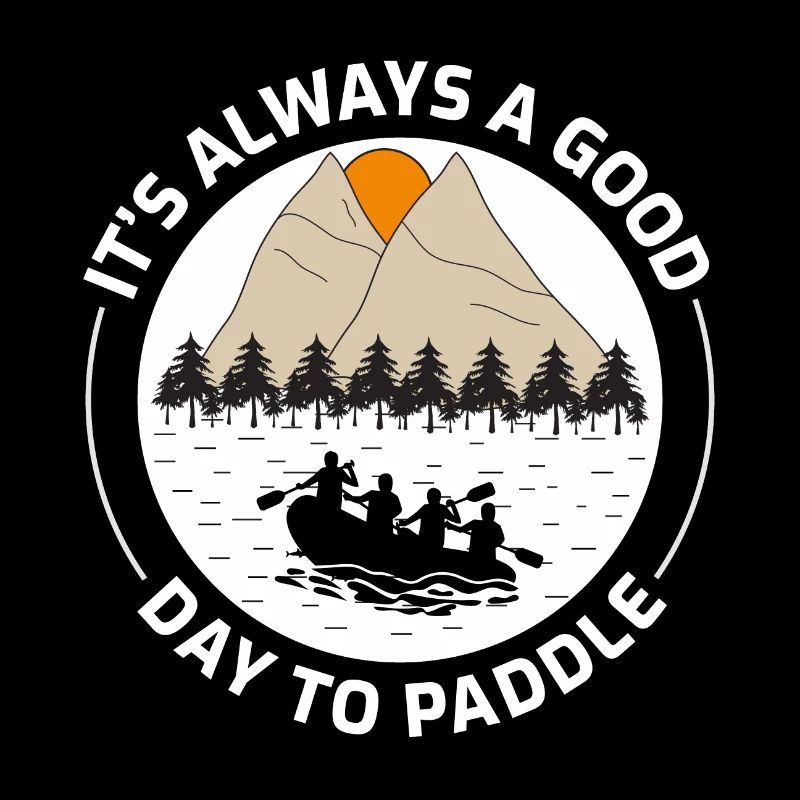 Équipe de rafting Raft White Water Rafter Paddle Cadeau