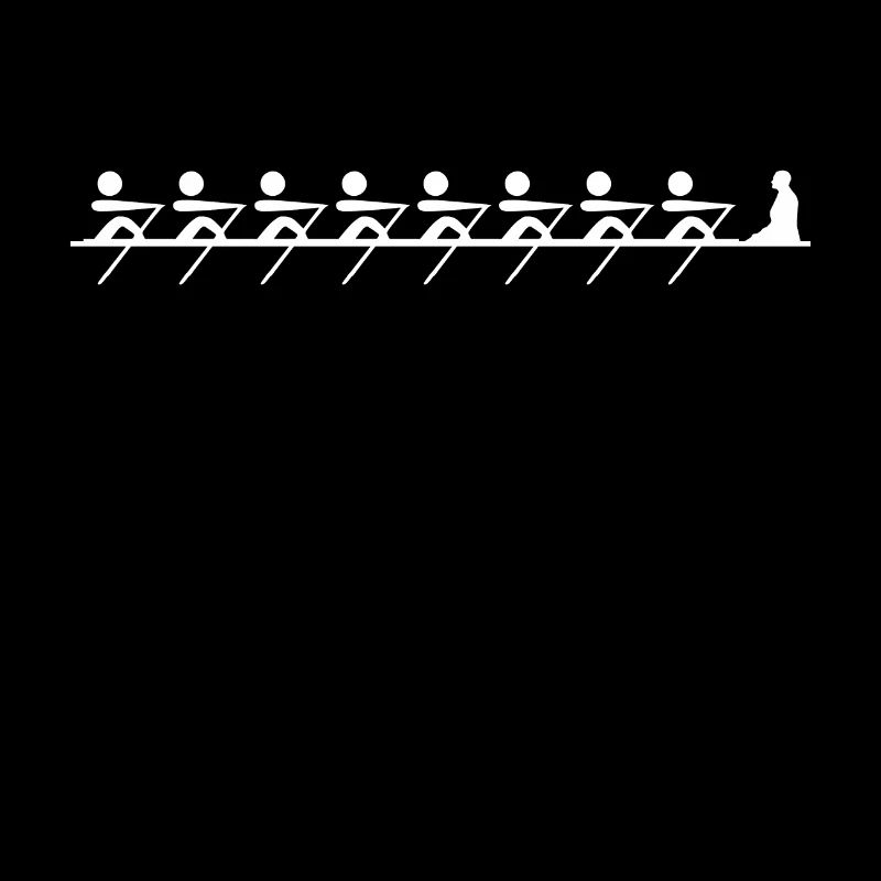 Crew Rowing Row Team Boat Oar Rower entlockte acht