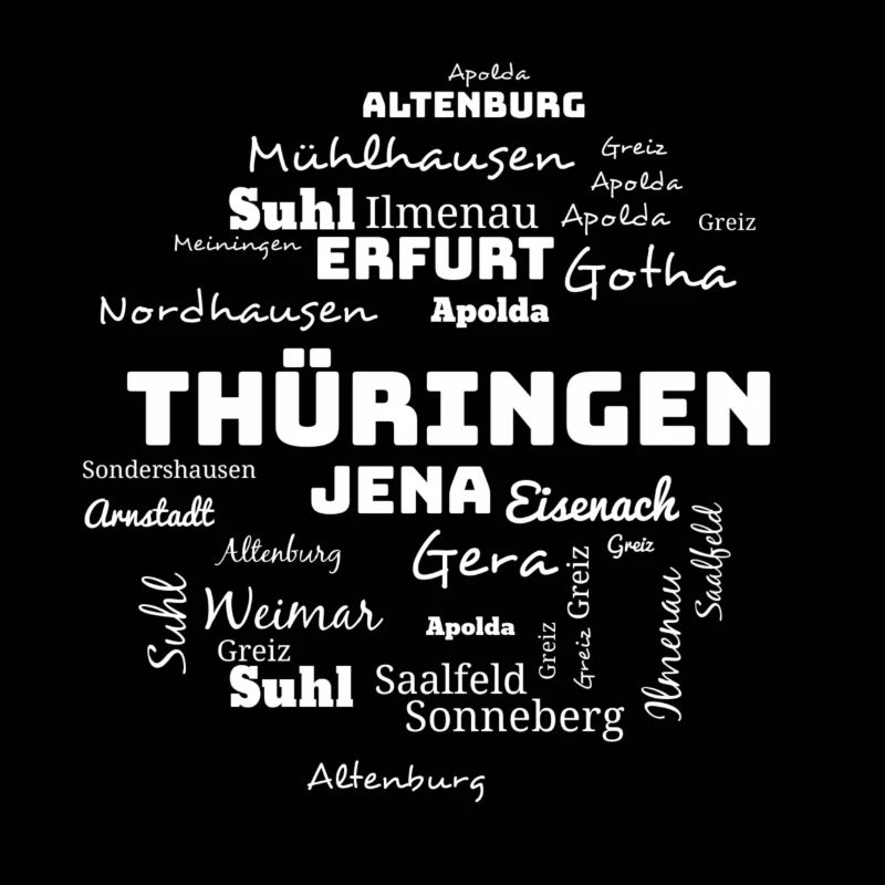 Thüringen Städte Geschenk