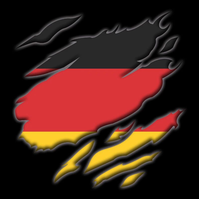 Germany flag black redgold german flag
