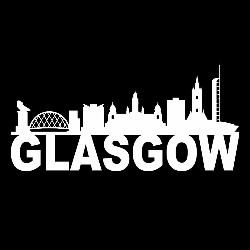 Glasgow Schottland Skyline Geschenk Idee UK