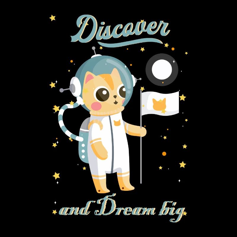 conception mignonne de chats astronautes