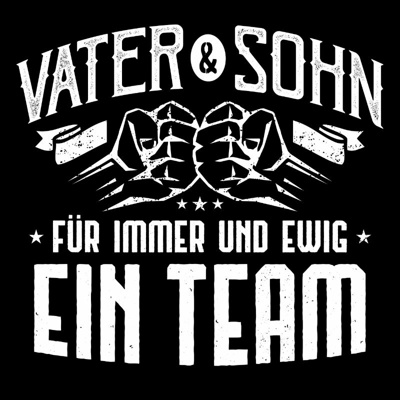 Vater sohn ein team