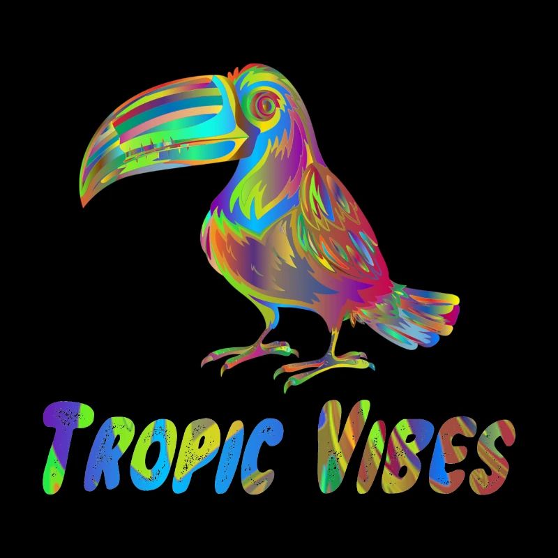 Tropic Vibes | Oiseau toucan de vacances dans les Caraïbes