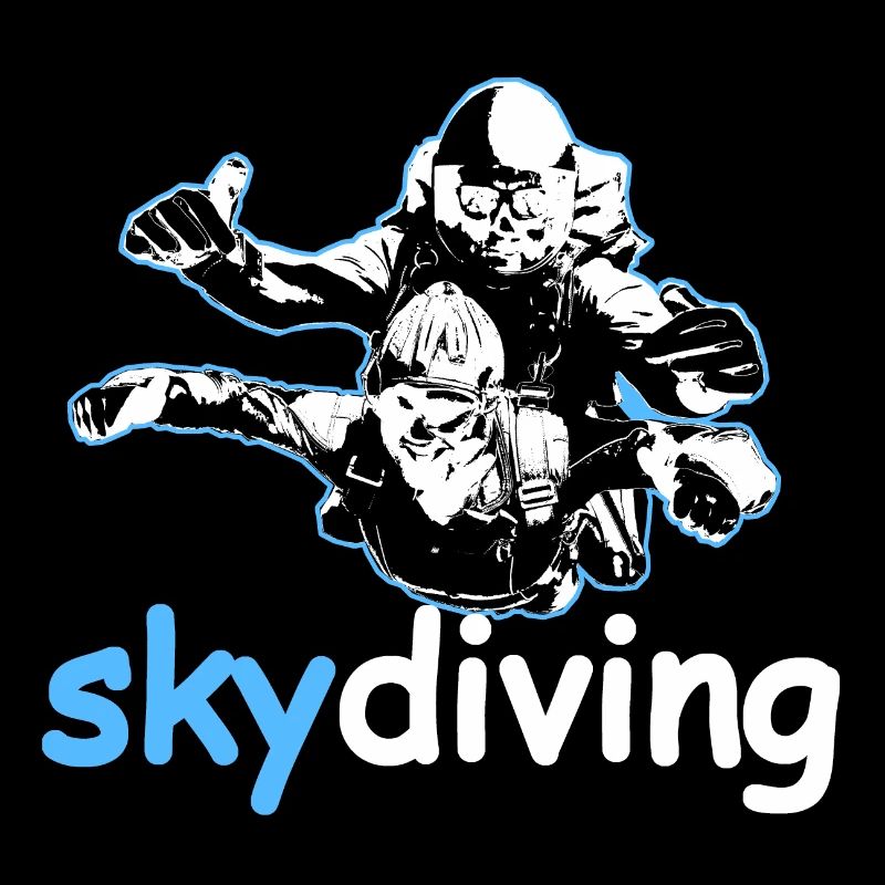 Skydiving tandem parachute
