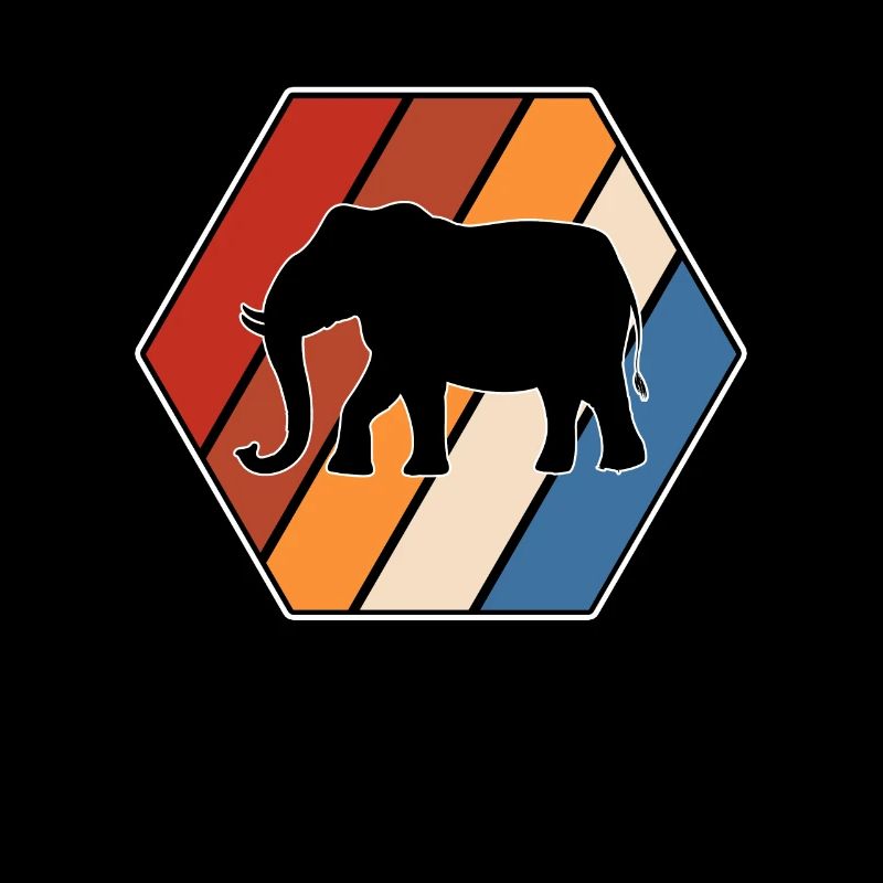 Éléphant Rétro
