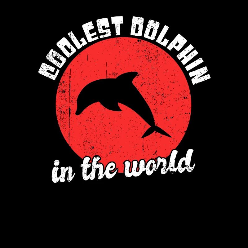 Cooler Delfin Spruch