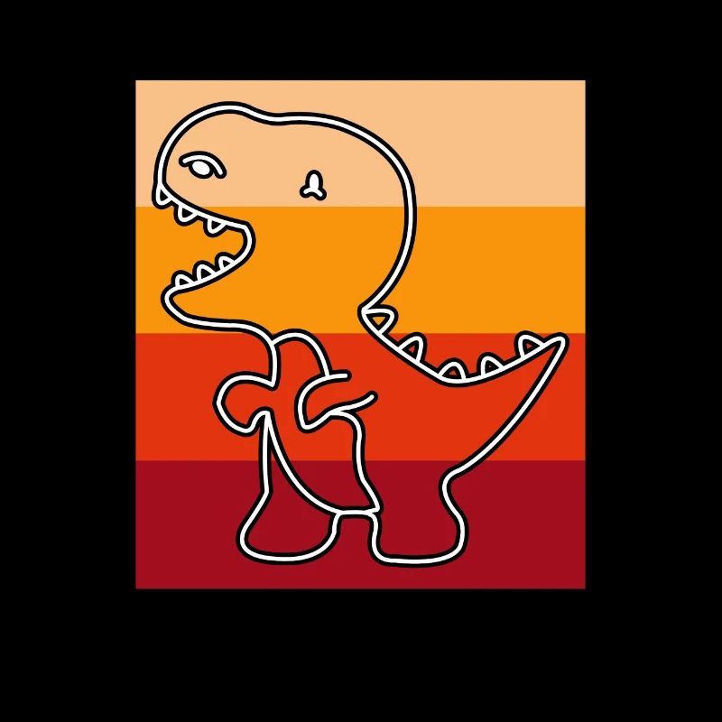 Dino Dinosaurier Retro