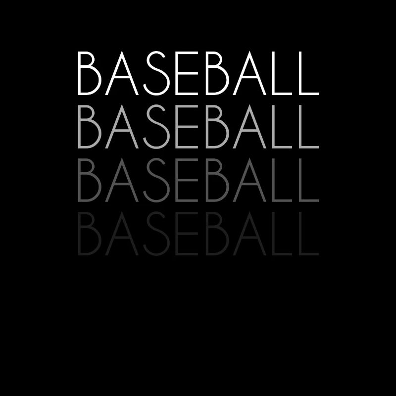 Baseball Schriftzug
