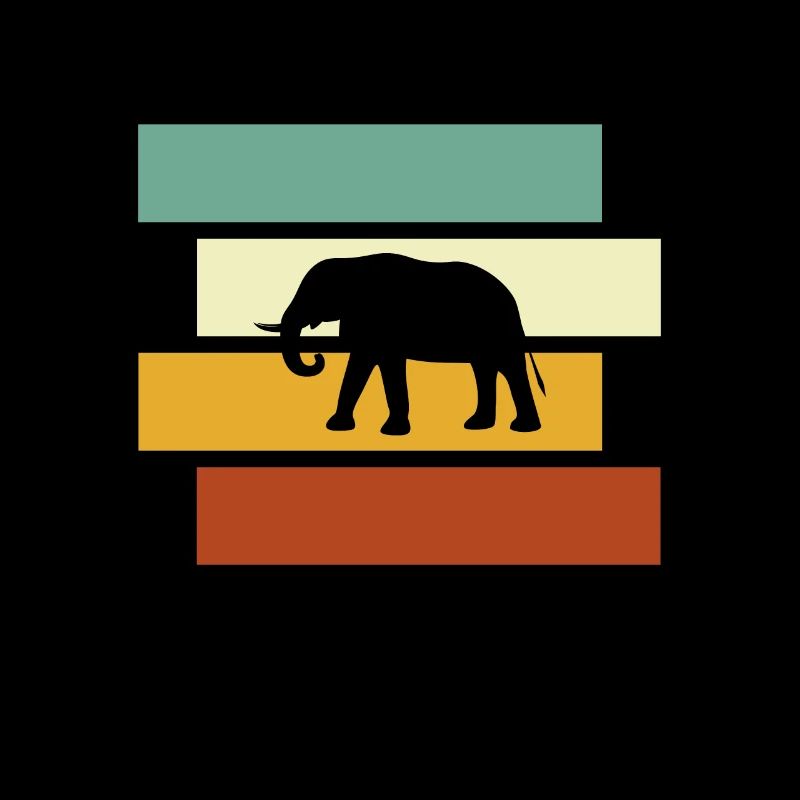 Éléphant Rétro