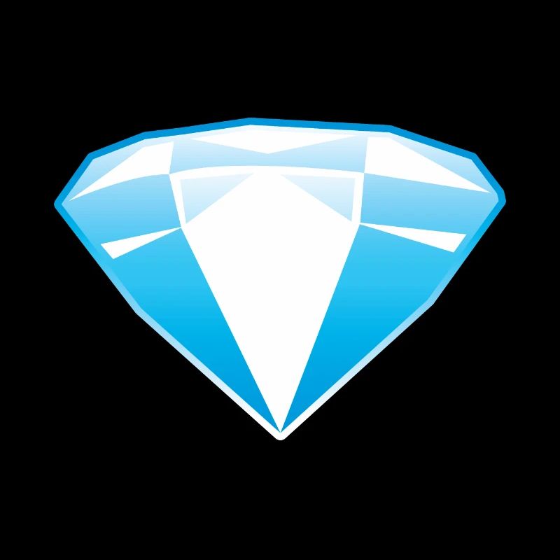 Diamant bijou bleu