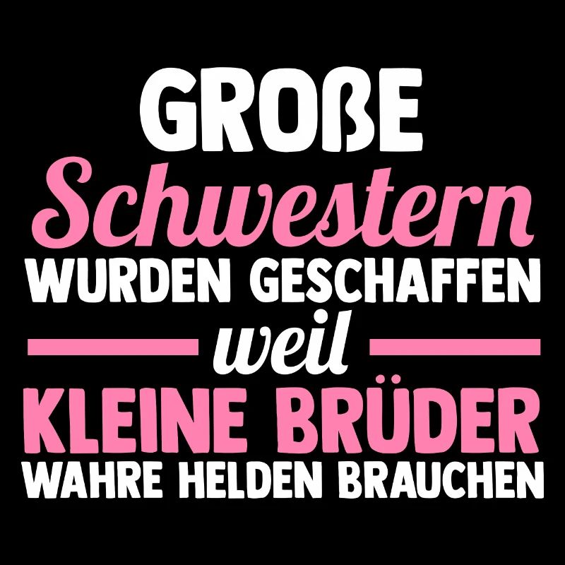 Große Schwester Familie Grosse Schwester Geschenk
