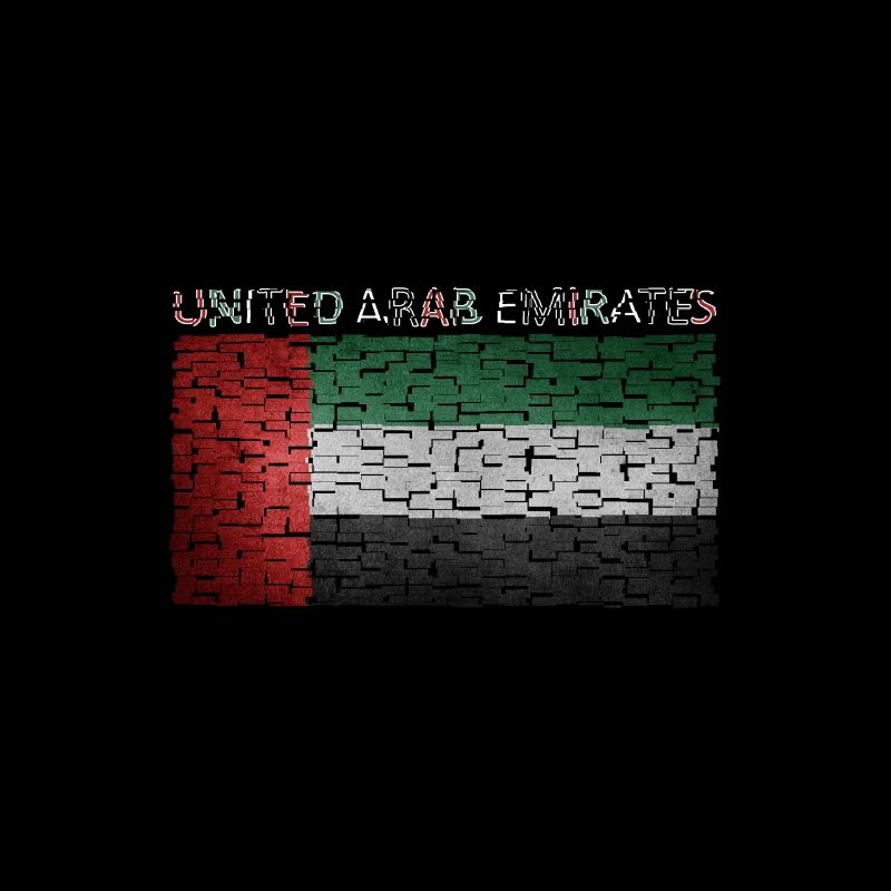 Emirats Arabes Unis Drapeau EAU Dubaï Abu Dhabi