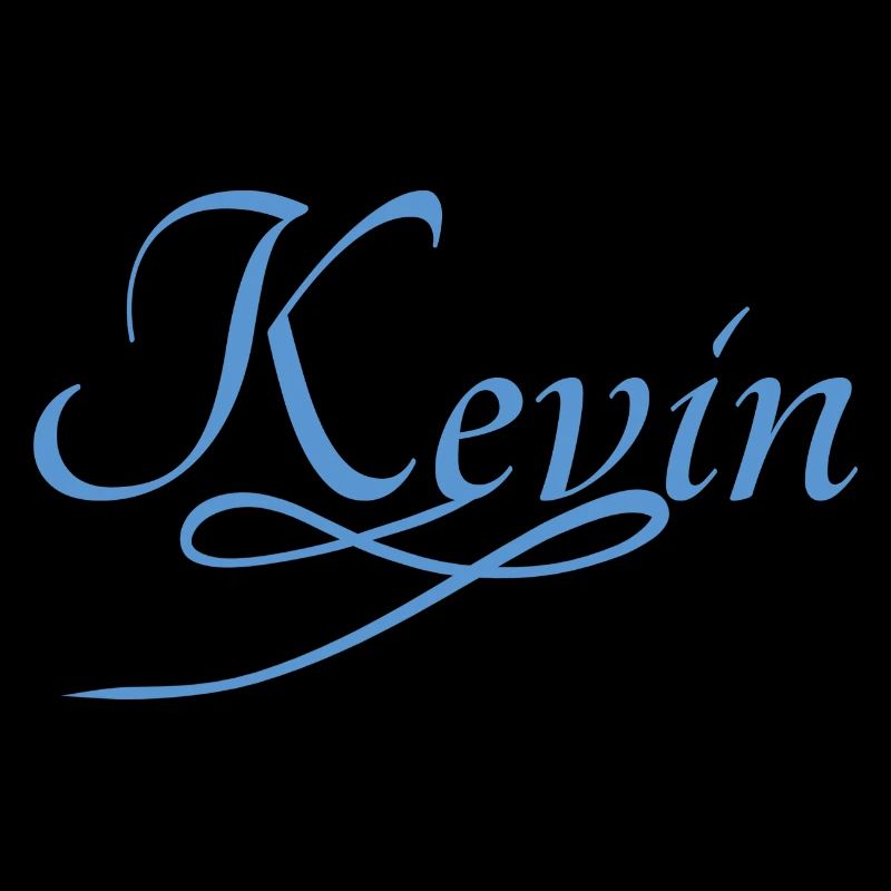 Kevin in cursive script