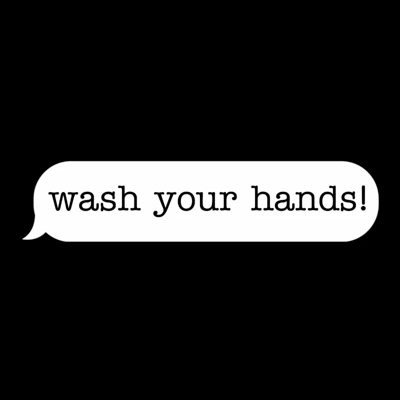 wash your hands message
