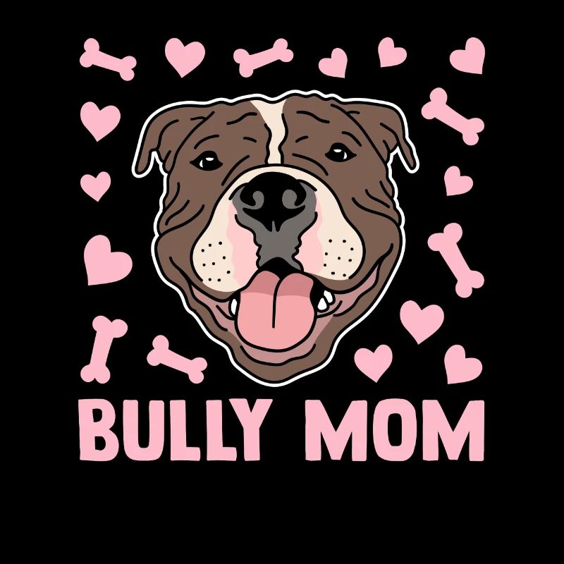 Cadeau de Bully américain propriétaire de chien Bully Mom